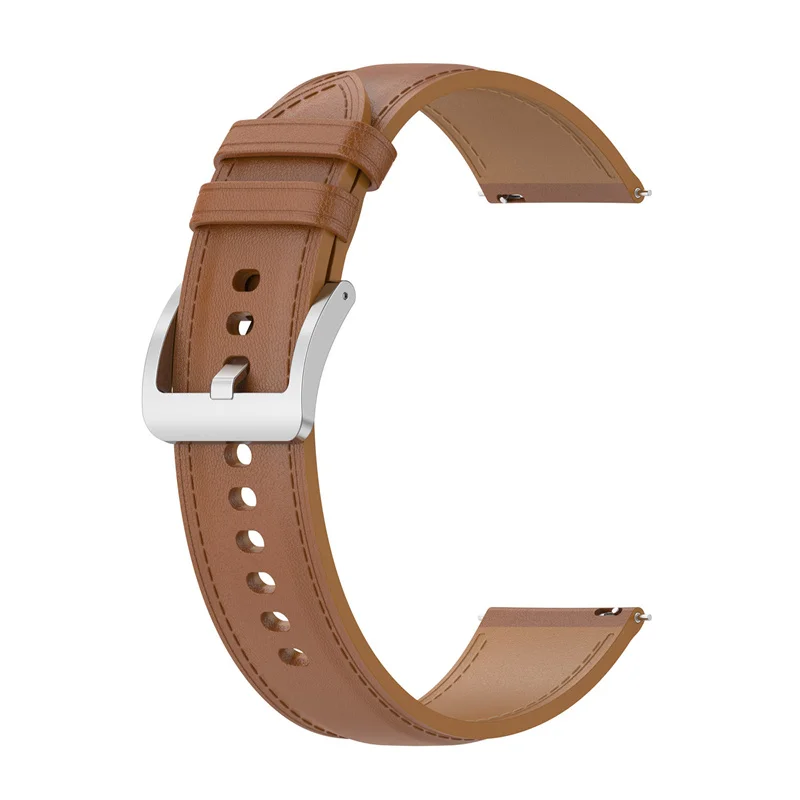 22 мм 20 кожаный ремешок для Samsung Galaxy 3/4/5/6 Gear S3 Huawei Watch 4/3/GT3-2 Pro Amazfit GTR/GTS 4 браслет часов