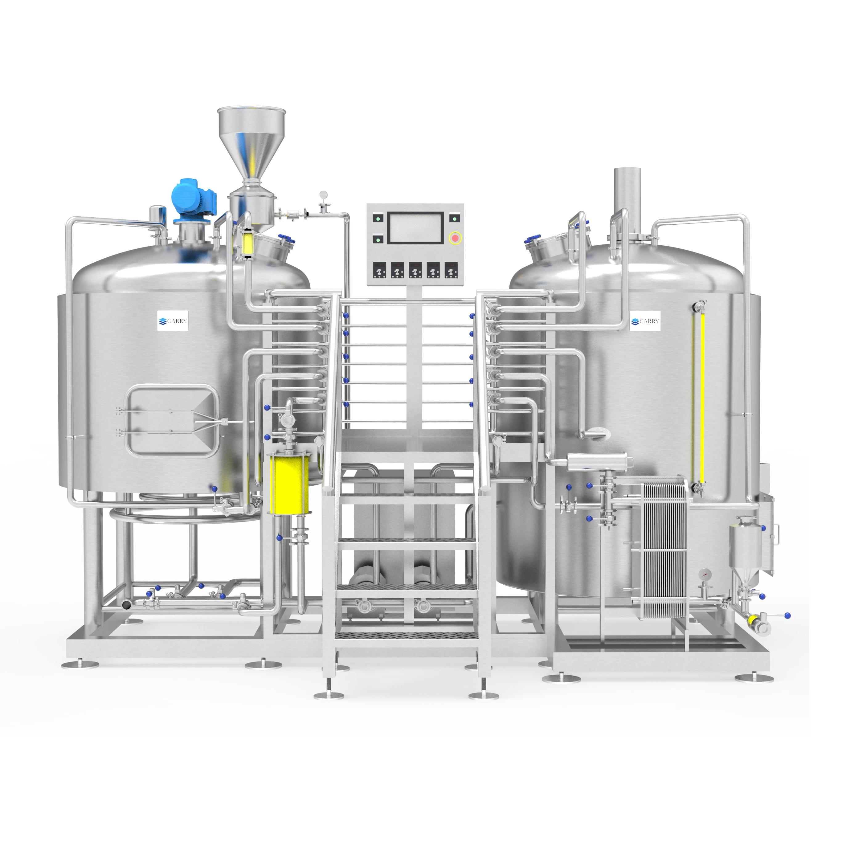 Full Set Commercial 500l 1000l 1500l 1800l 2000l Liter Mini Micro Brewhouse Brewery Craft System Beer Brewing Equipment