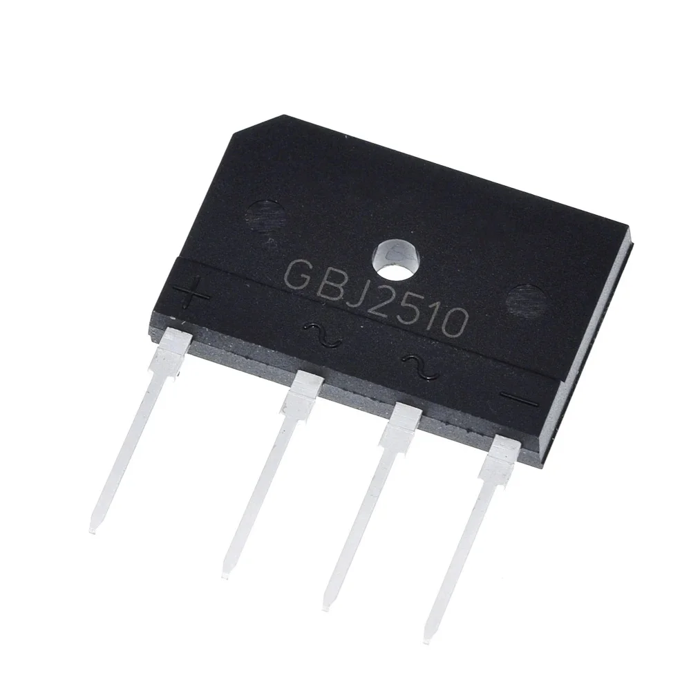5pcs 25A 1000V diode bridge rectifier gbj2510 ZIP In Stock