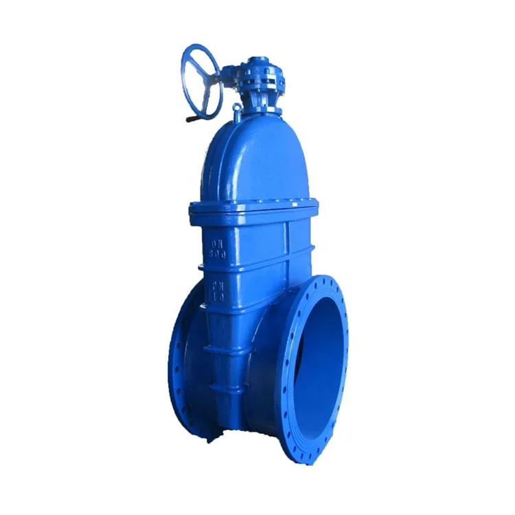  Неподъемный стержень NRS из ковкого чугуна BS 5163 PN10 PN16 DN100 запорный клапан для