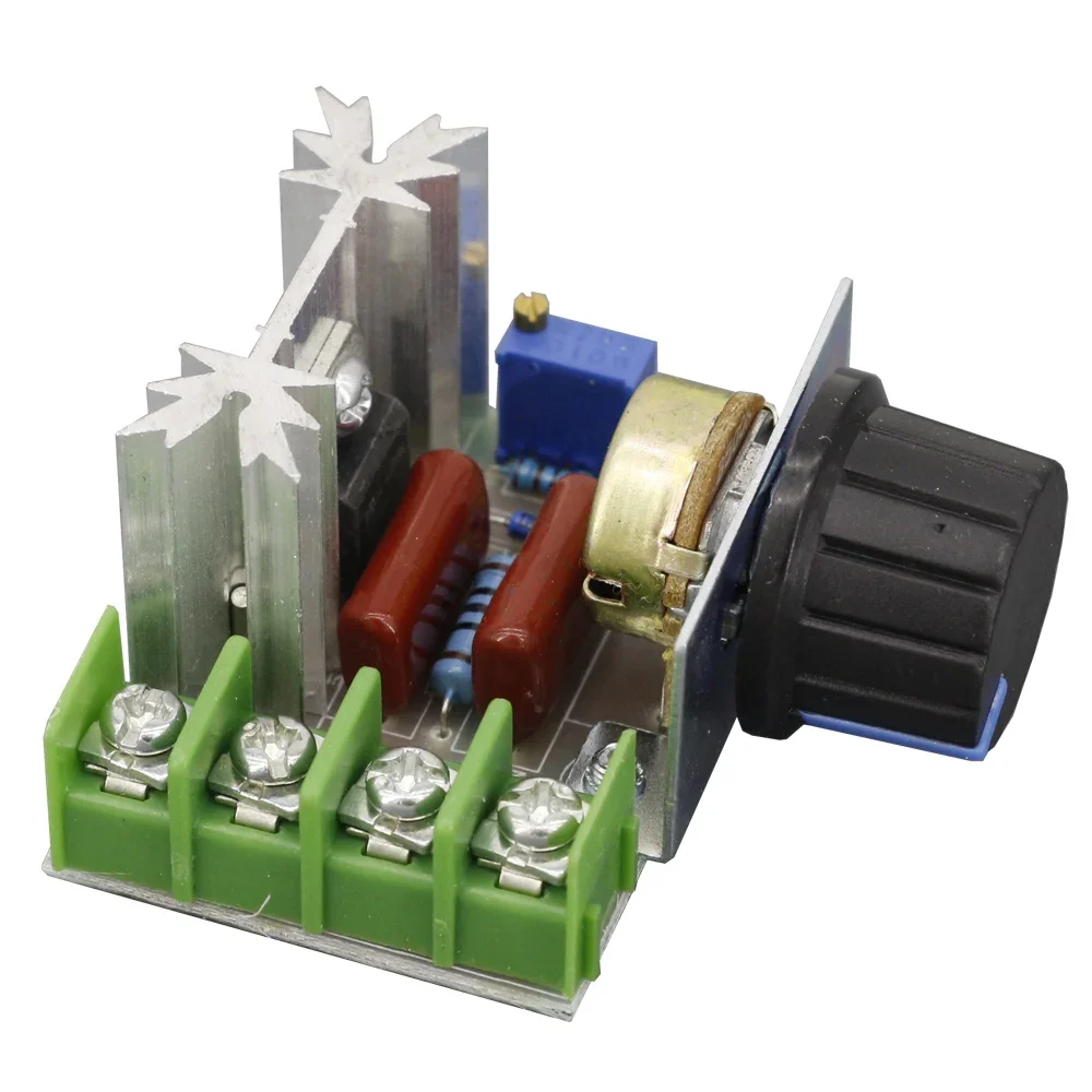 5pcs2000 watt voltage regulator SCR power regulator Motor speed regulator home improvement regulator 220 W AC 50-2000 volts