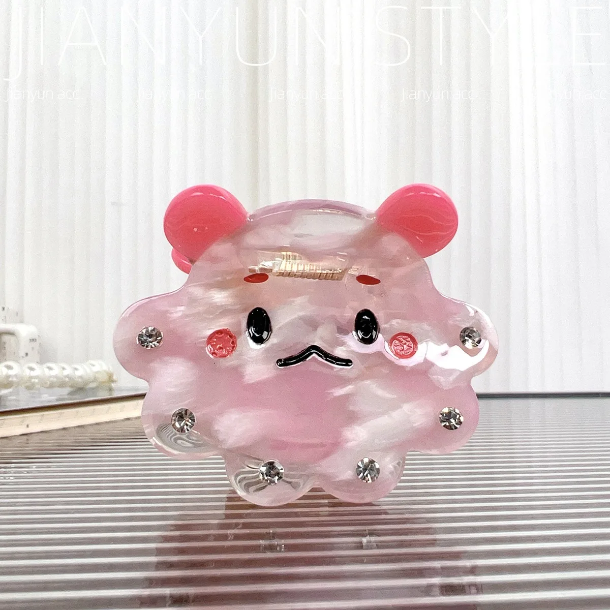 New Fashionable Cartoon Fish Vinegar Gripper Cute Ocean Style Octopus Tropical Fish Girl Grip