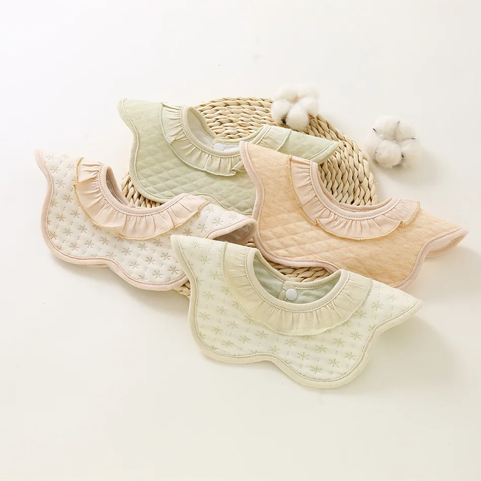 
New Product Long Sleeve 100%Cotton Baby Bib <img data-src=