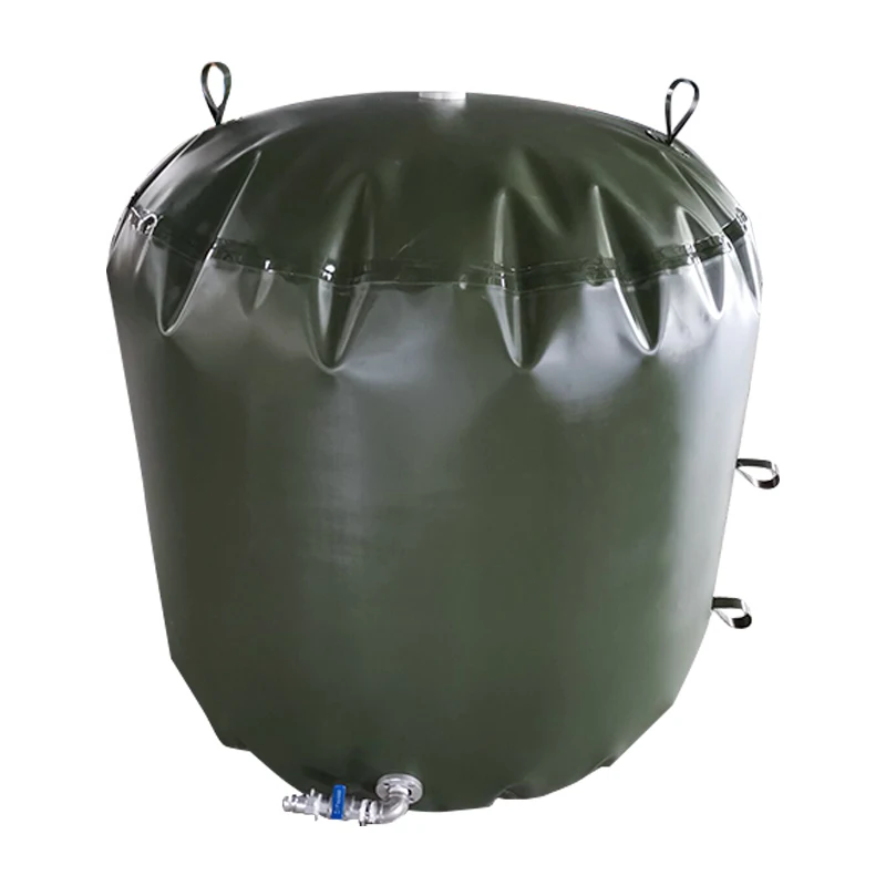 Custom camping equipment portable 50L 100L PVC fuel bladder Small capacity collapsible oil storage tank