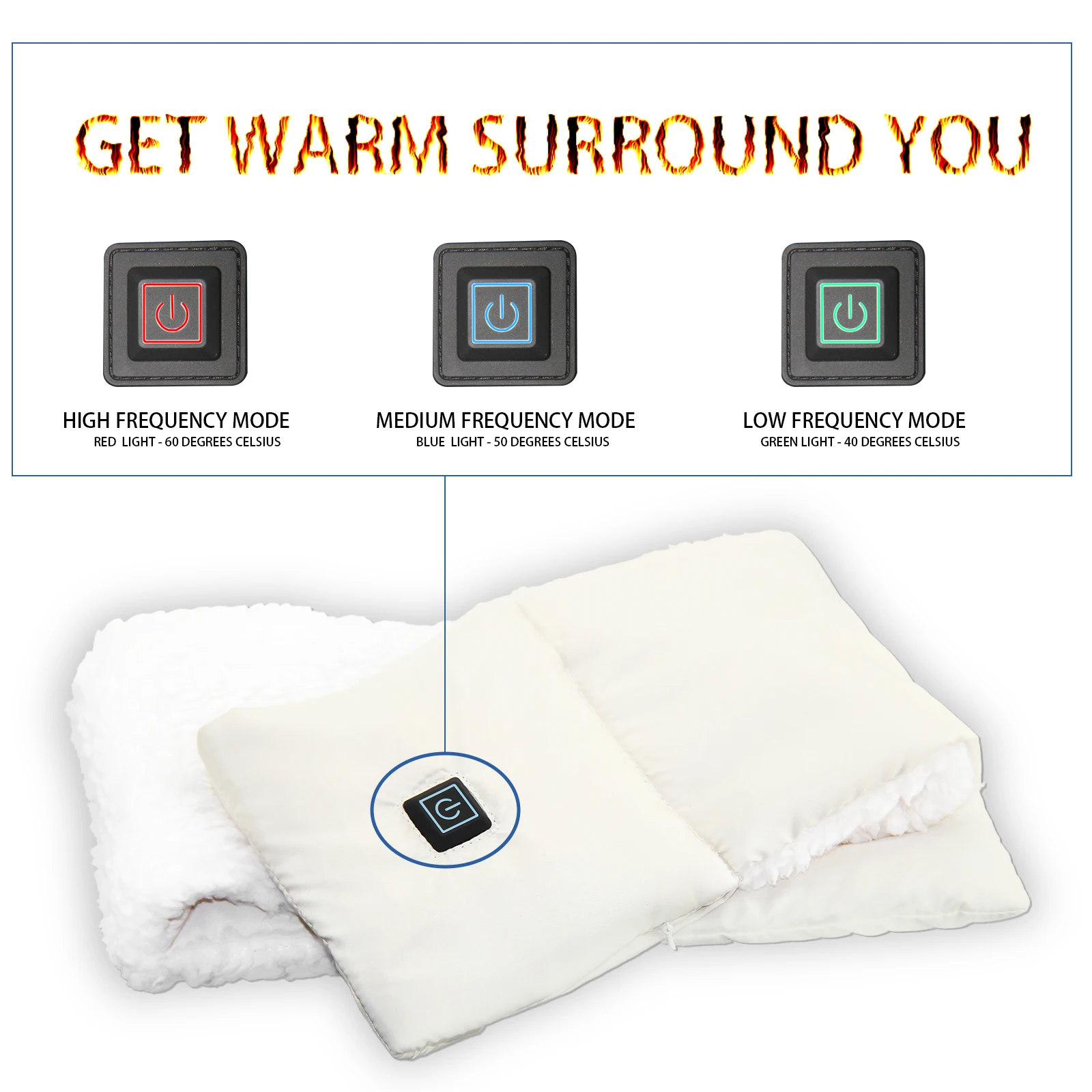 Зимний шарф с подогревом женский шарф с подогревом шарф с USB подогревом