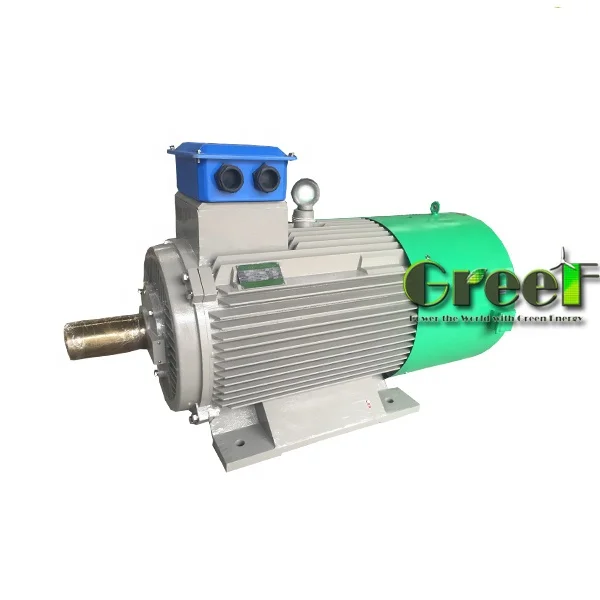 1kW 10kW 100kW 1mW Permanent Magnetic Generator, low RPM high torque PMG