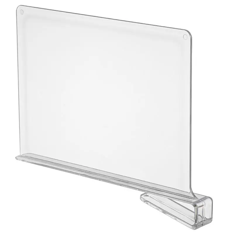 Made In China Simple And Beautiful Portable Transparent Acrylic Partitions For Item Classification
