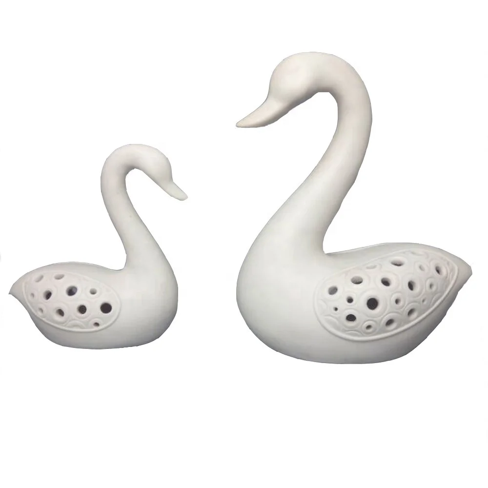 porcelain Swan as Wedding Favors and Gift