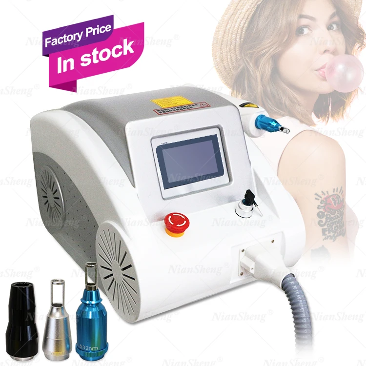 Q switched Nd Yag laser Carbon Peeling Flecks Eyebrow Pigment pico laser Therapy Beauty for tattoo remvoal Machine
