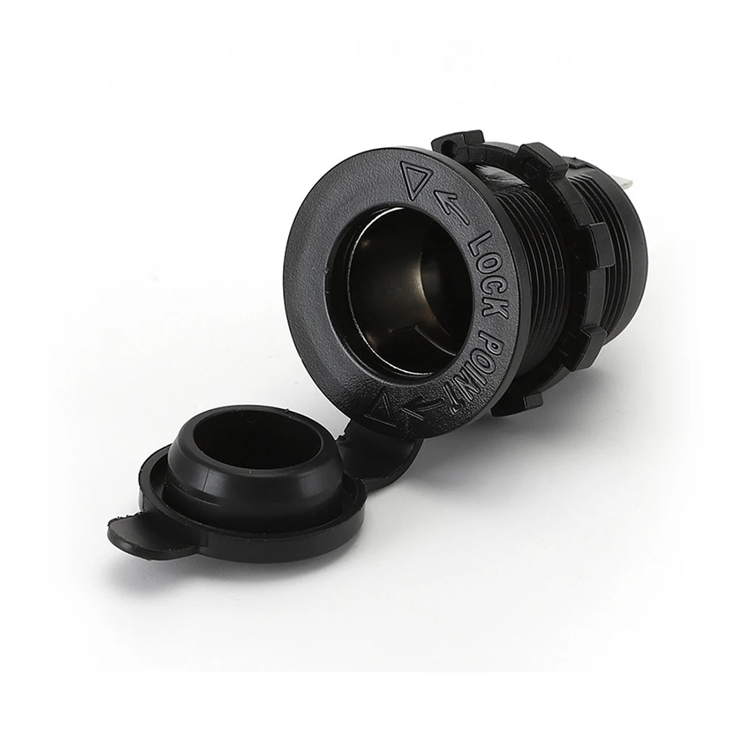 Hot Selling 24V Cigar Lighter Socket USB Outlet Receptacle DC 12V Cigarette Socket for Marine Car