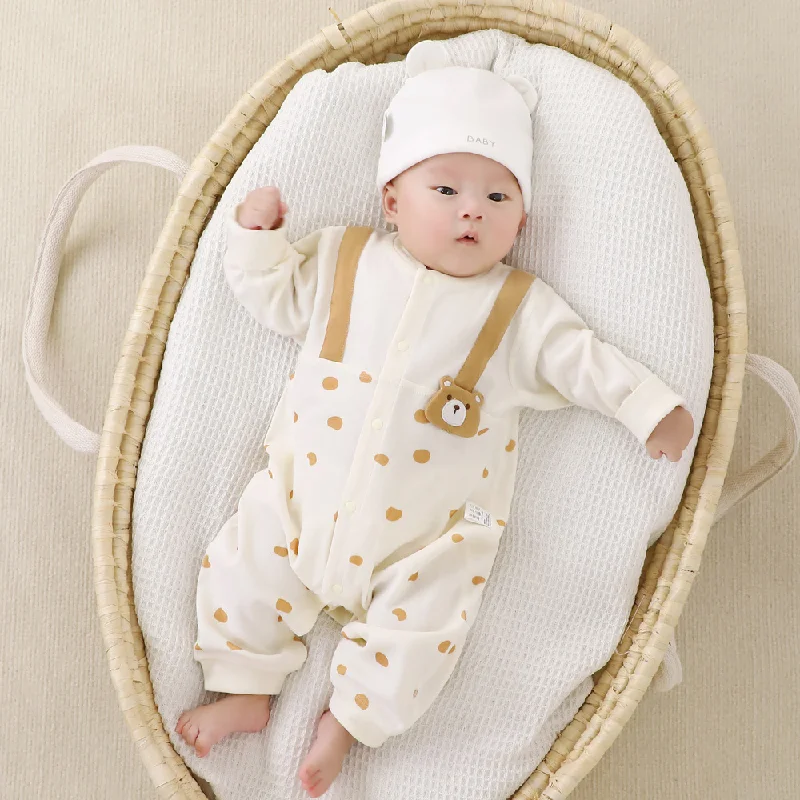 Autumn Clothes Boneless Baby Romper Pajamas Newborn Boy Girl Jumpsuit Clothes Cotton Long Sleeve  Overalls Clothes