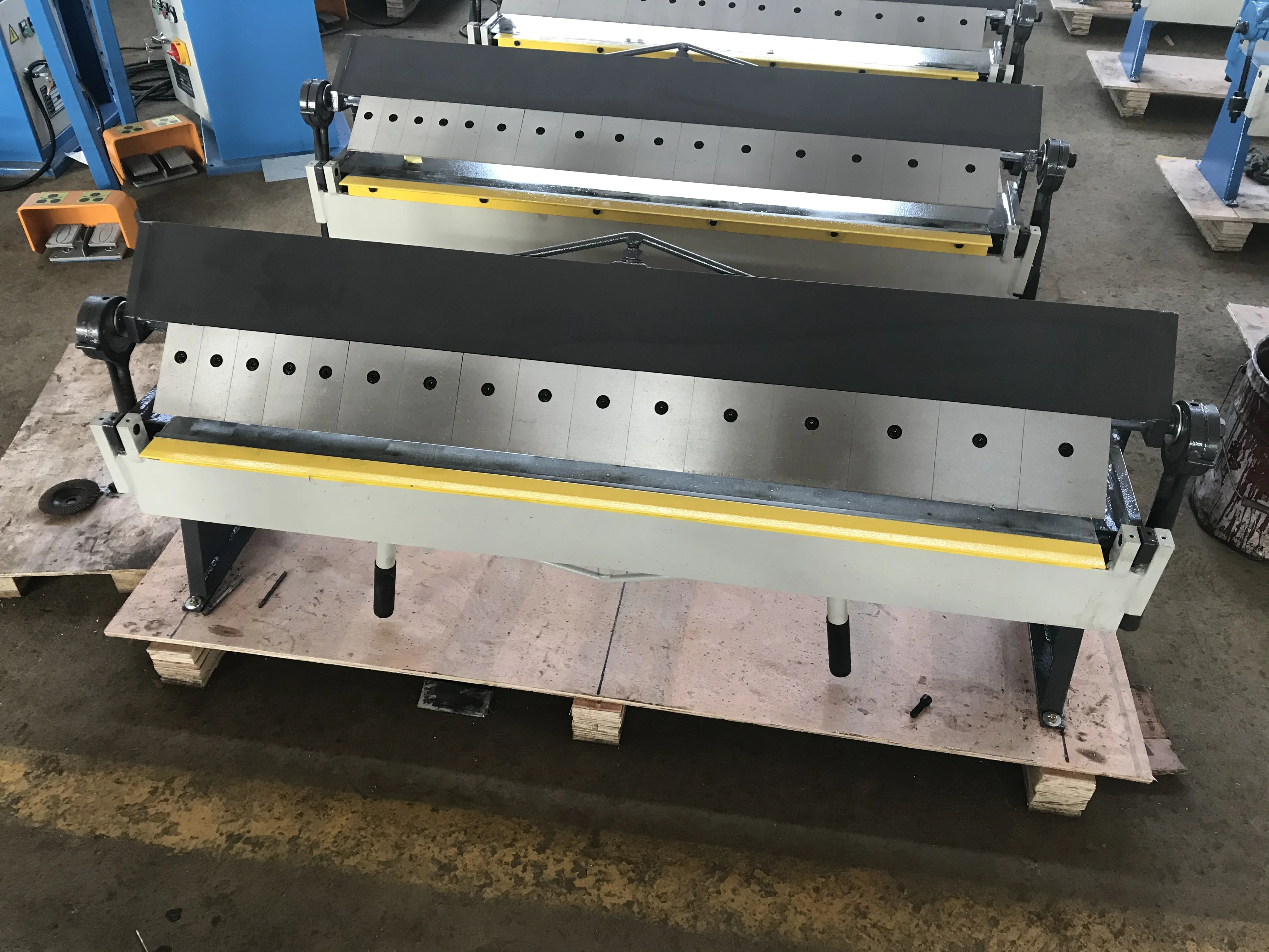 w1.5x1220 pan box brake hand brake machine