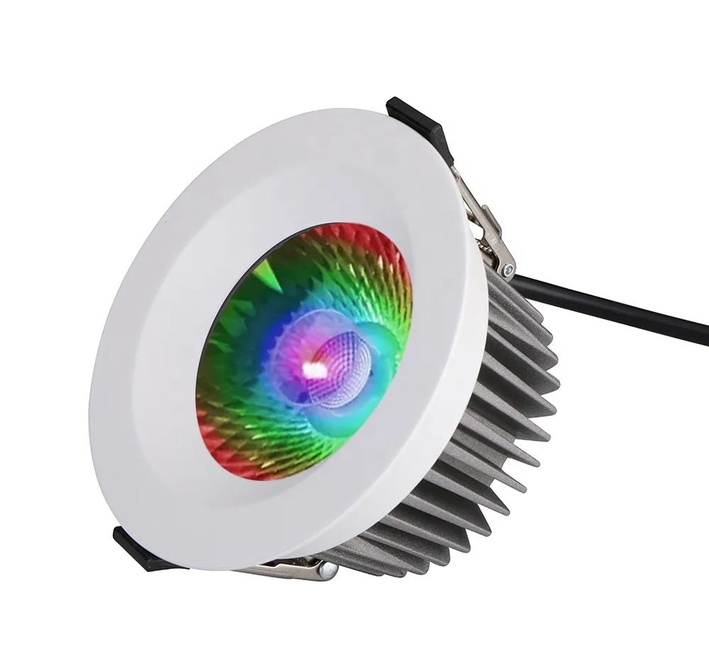 24V IP65 CRI 90+ Loxone KNX Loxone Dali tuya pwm dmx dimmable Smart LED downlights RGBW Warm White