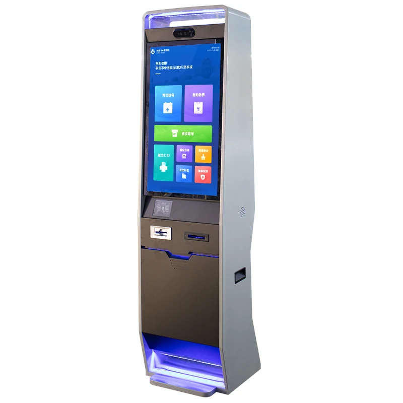 Room Card Dispenser Ticket Printer Kiosk Self Check In kiosk In Hotel Self Service cash and coin recycler Android Payment Kiosk