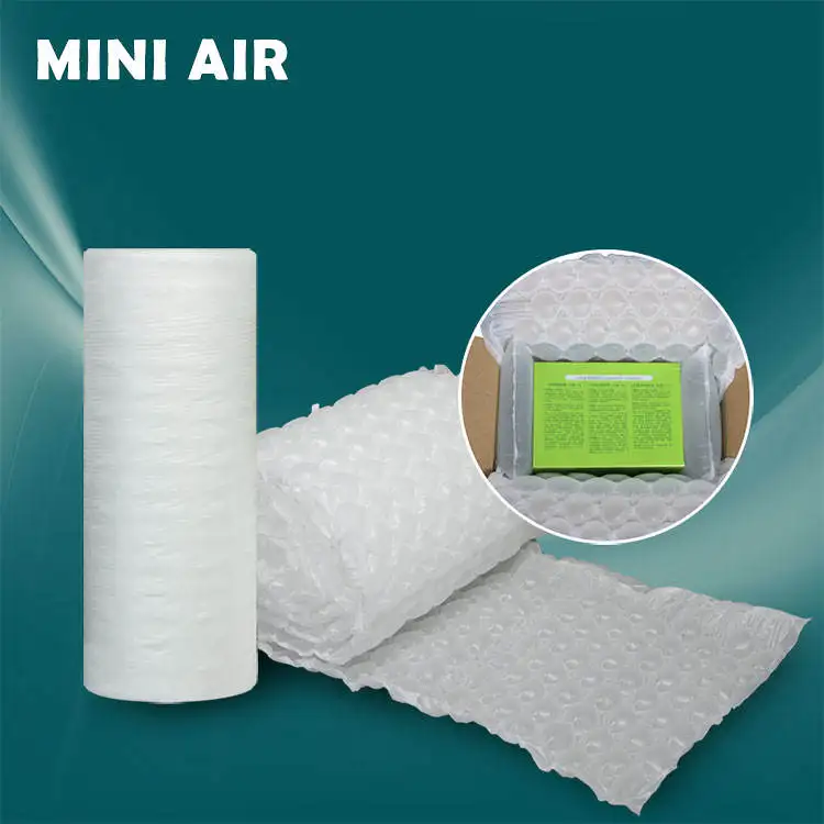 MINI AIR Bio degradable green void fill bubble cushion film wrap for packaging