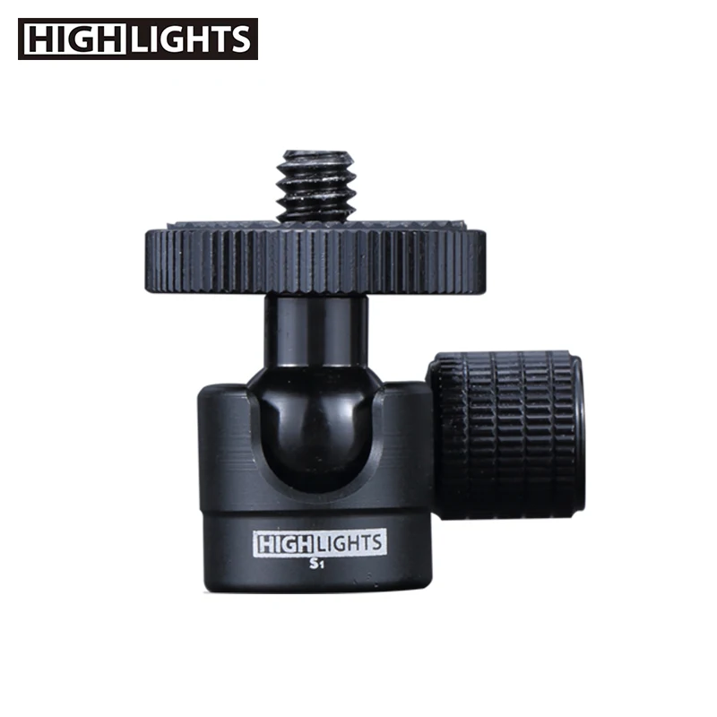 New Trend Product Mini Max Load 1.5 KG Black Aluminum Tripod Monopod Ball Head