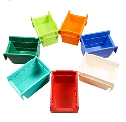 Transparent plastic storage bins plastic picking trays for wholesale