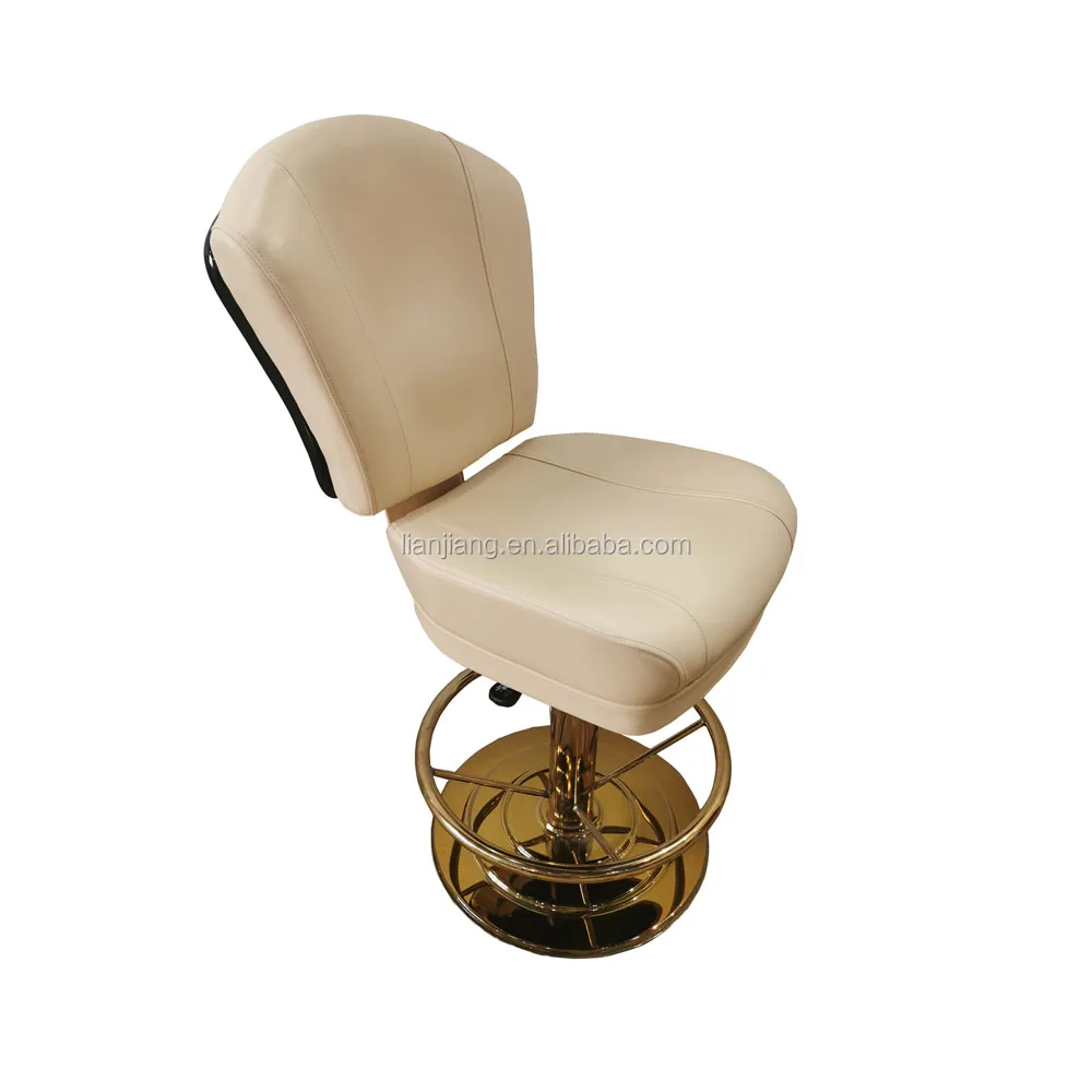 metal leg fixed casino chair  swivel seating for casino slot machine used