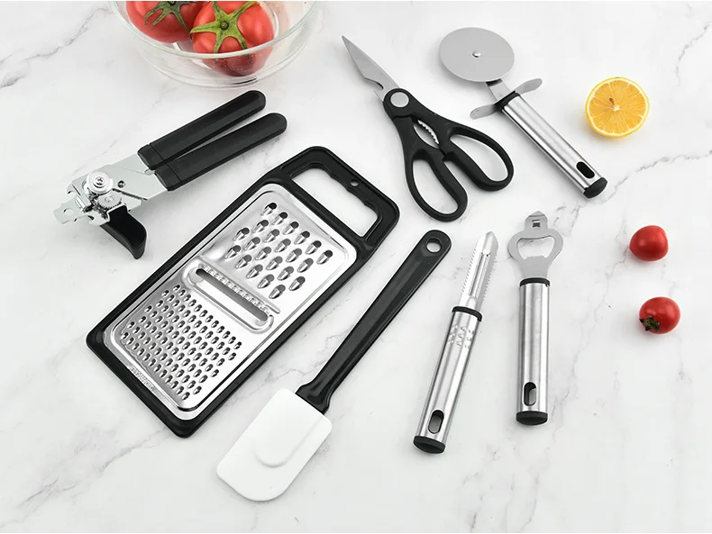  Amazon горячие продажи 25 шт. нейлона и набор посуды из нержавеющей стали со шпатель для использования на кухне инструменты гаджеты кухонные
