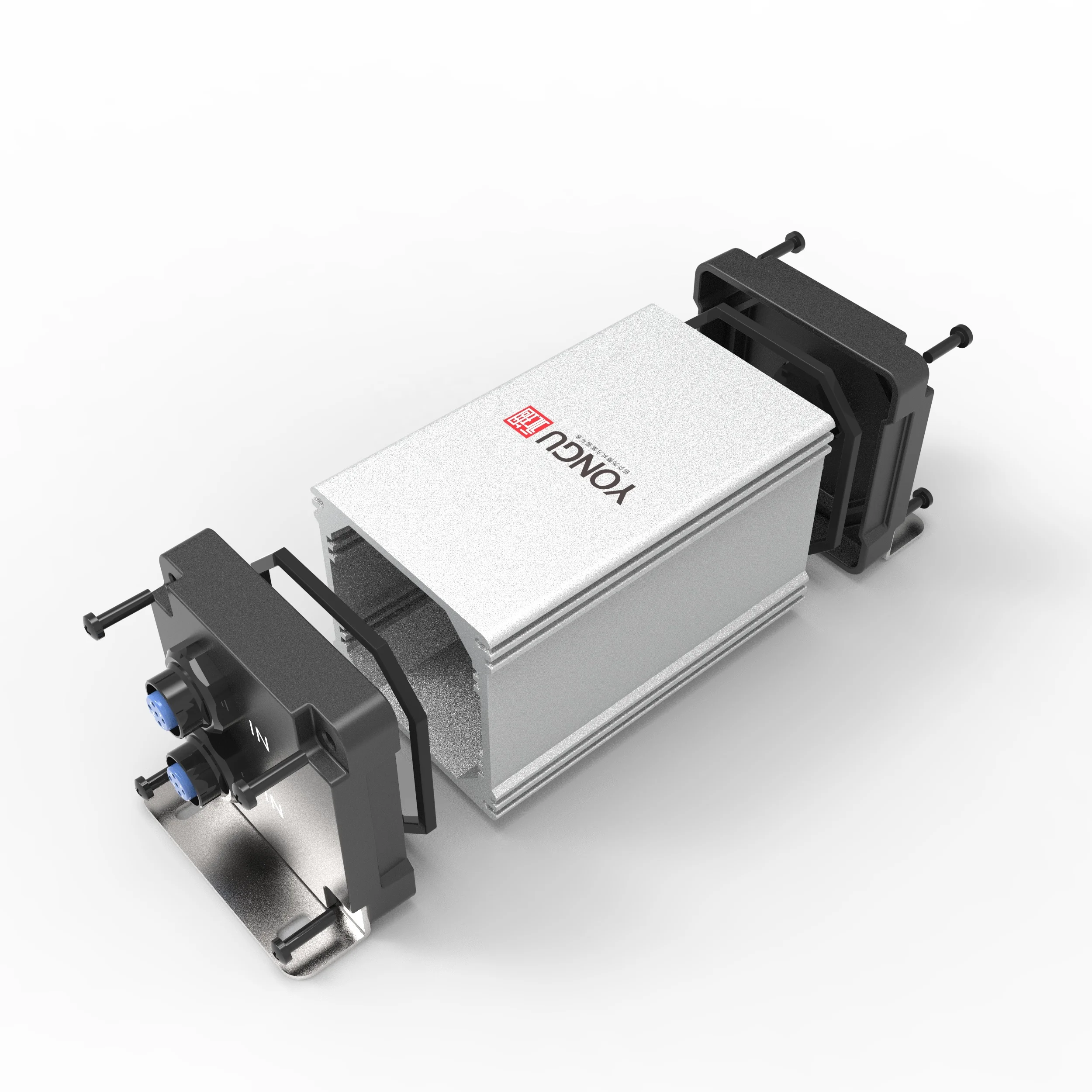 
aluminum profile extrusion 60*60*100 (W*H*L) waterproof electronics cases IP67 box aluminium extruded aluminum enclosure 