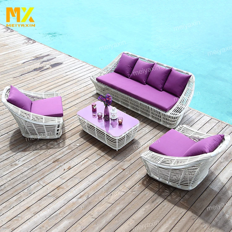 2020 high quality sun protection rattan outdoor garden furniture