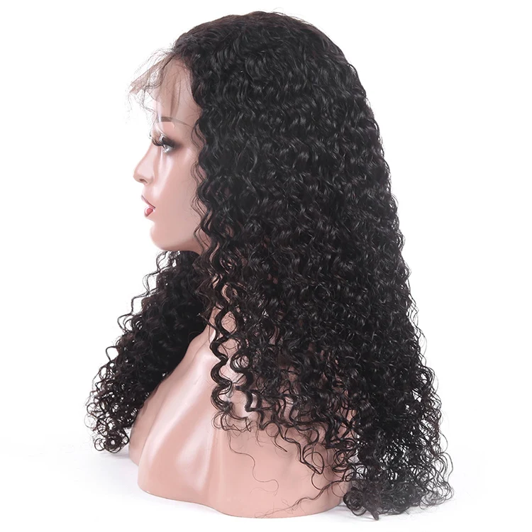 
Guangzhou Cheap Swiss Virgin Brazilian Jerry Curly Lace Wig Human Hair,Cheap 100 Real Natural Full Lace Brazilian Human Hair Wig 
