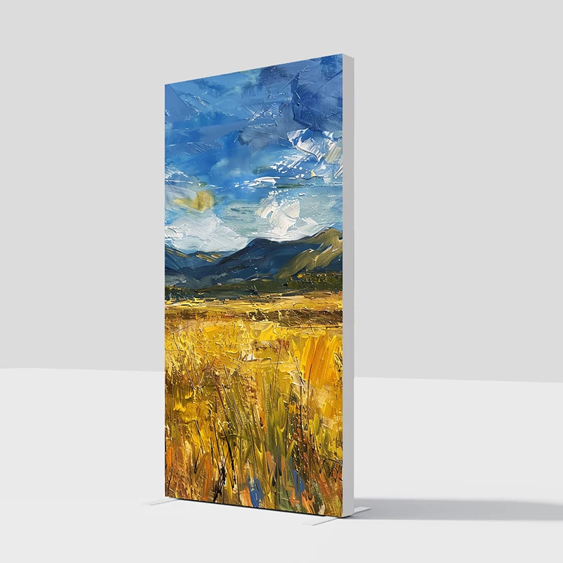 Seg Fabric Background Display Lightbox Portable Seg Lightbox Frame Exhibition Stand Aluminum Profile Lightbox Frame