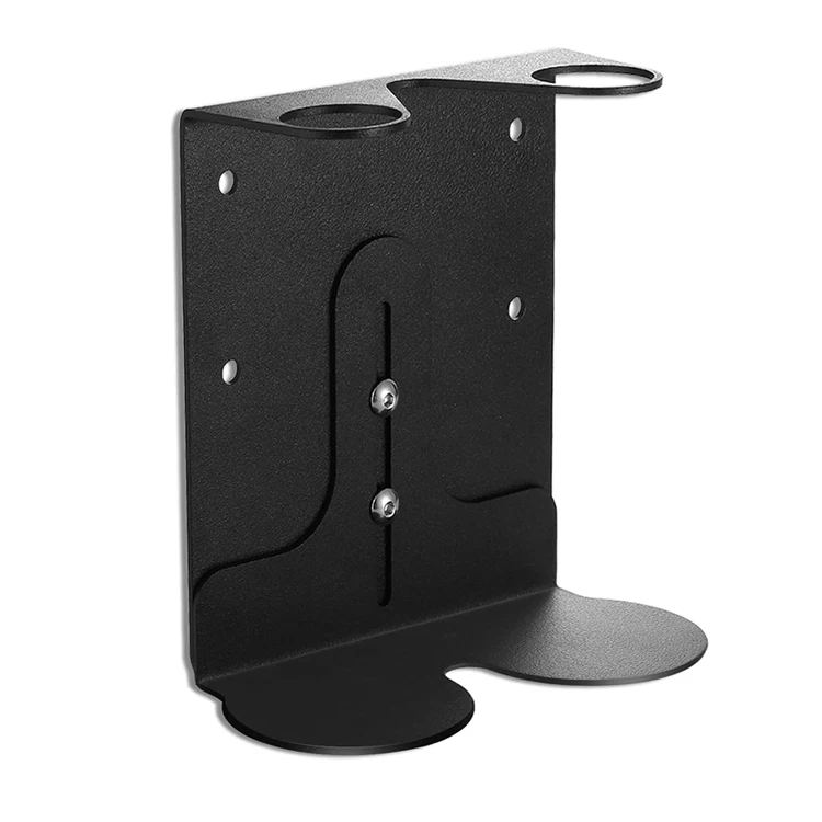 Custom Stainless Steel Wall Mounted Soap Shampoo Bottle Dispenser Holder Bracket