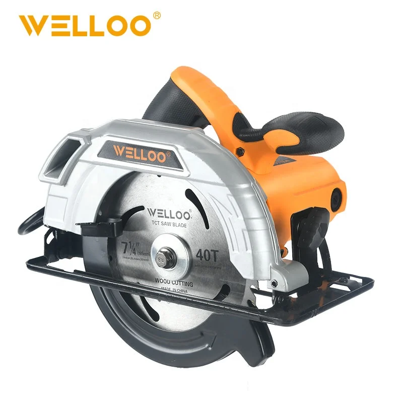 
WELLOO 1380w electric circular saw 7' wood cutting saw electric power tools CSW56185 