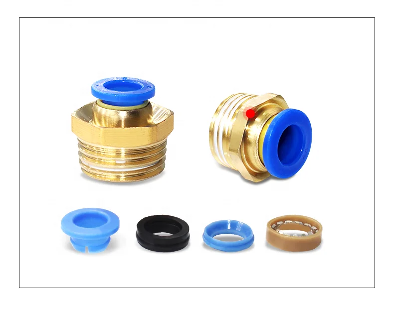 PC8-02 threaded straight quick connector pneumatic component PC4-M5PC4-1/8 full model connector