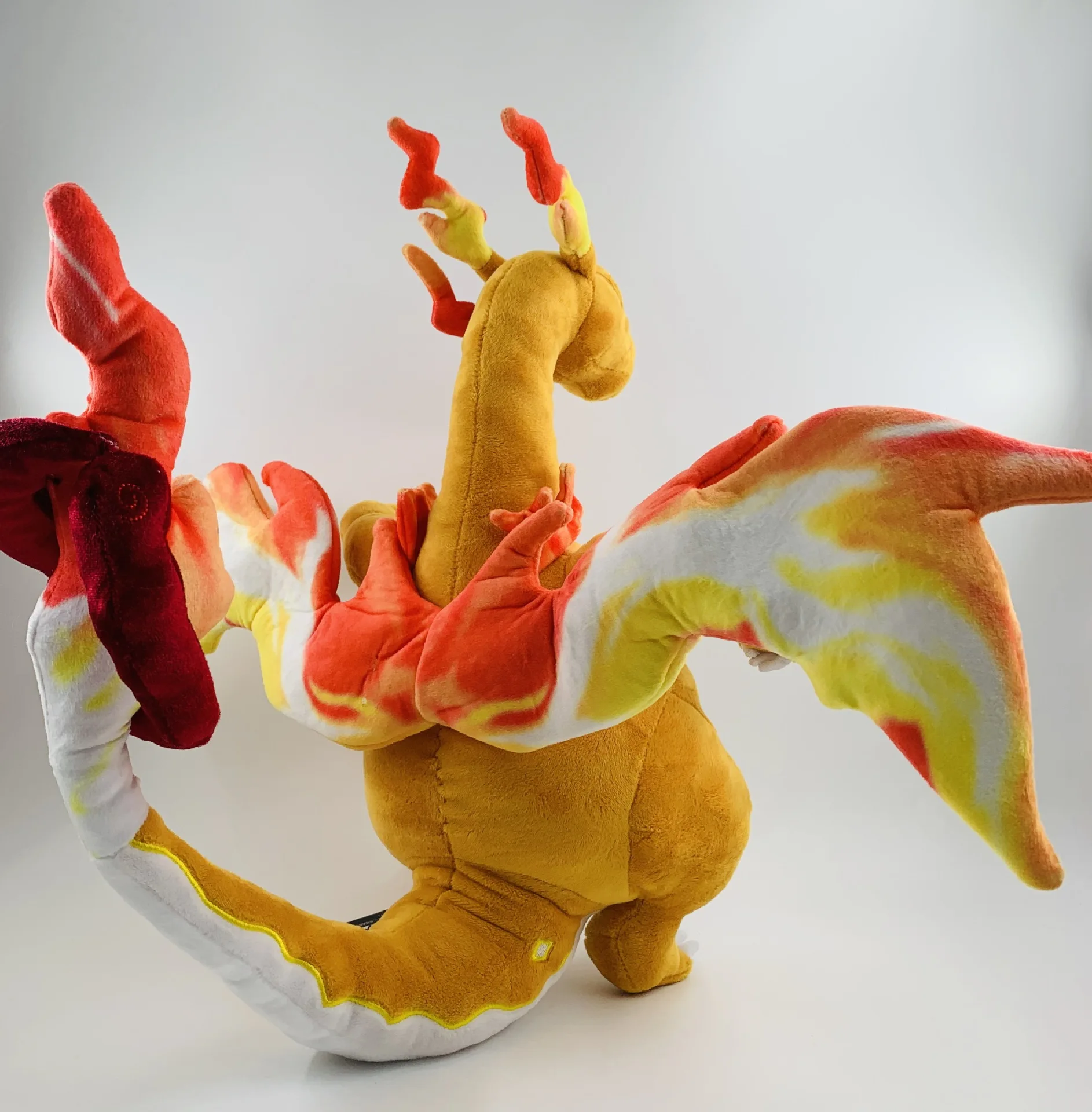 Pokemoned Plush Shiny Charizard Plush Toys Pokemoned X Y Fire Dragon Movies Posket Monster Pikachu Stuffed Toy for Kids Gift