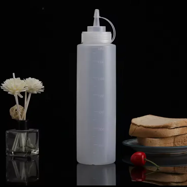 Squeezable Hot Fill Ketchup Barbecue Chilli Sauce Plastic Bottle Squeeze Bottle 240ml 350ml 500ml 680ml 1000ml
