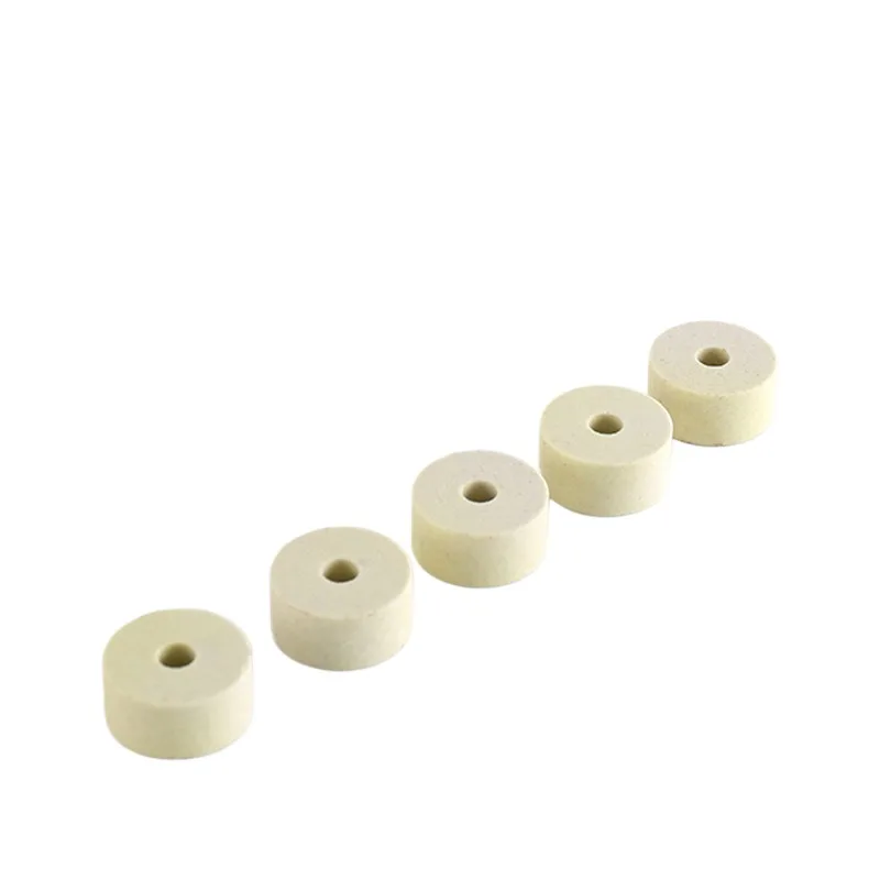 SA abrasive through hole beige grinding wheel is suitable for bearing lathe polishing grinding machine