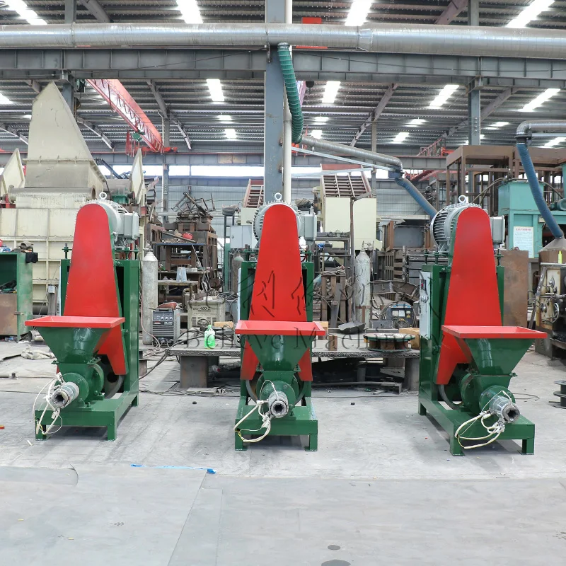 Factory Price Wood Agri Waste Bagasse Biomass Waste Briquette Extruder Machine with a Screw Press