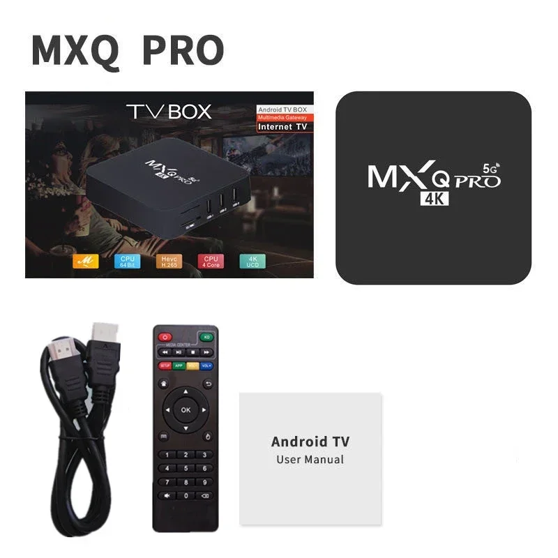 Global Best-seller IPTV Box Smart Player with Dual Band 5G WiFi 4K Android 12 TV Box