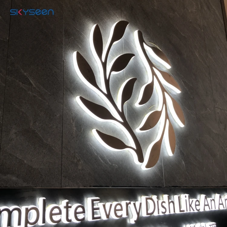 Colorful LED Letter Logo Store Window Display Light Customized 3D Letters