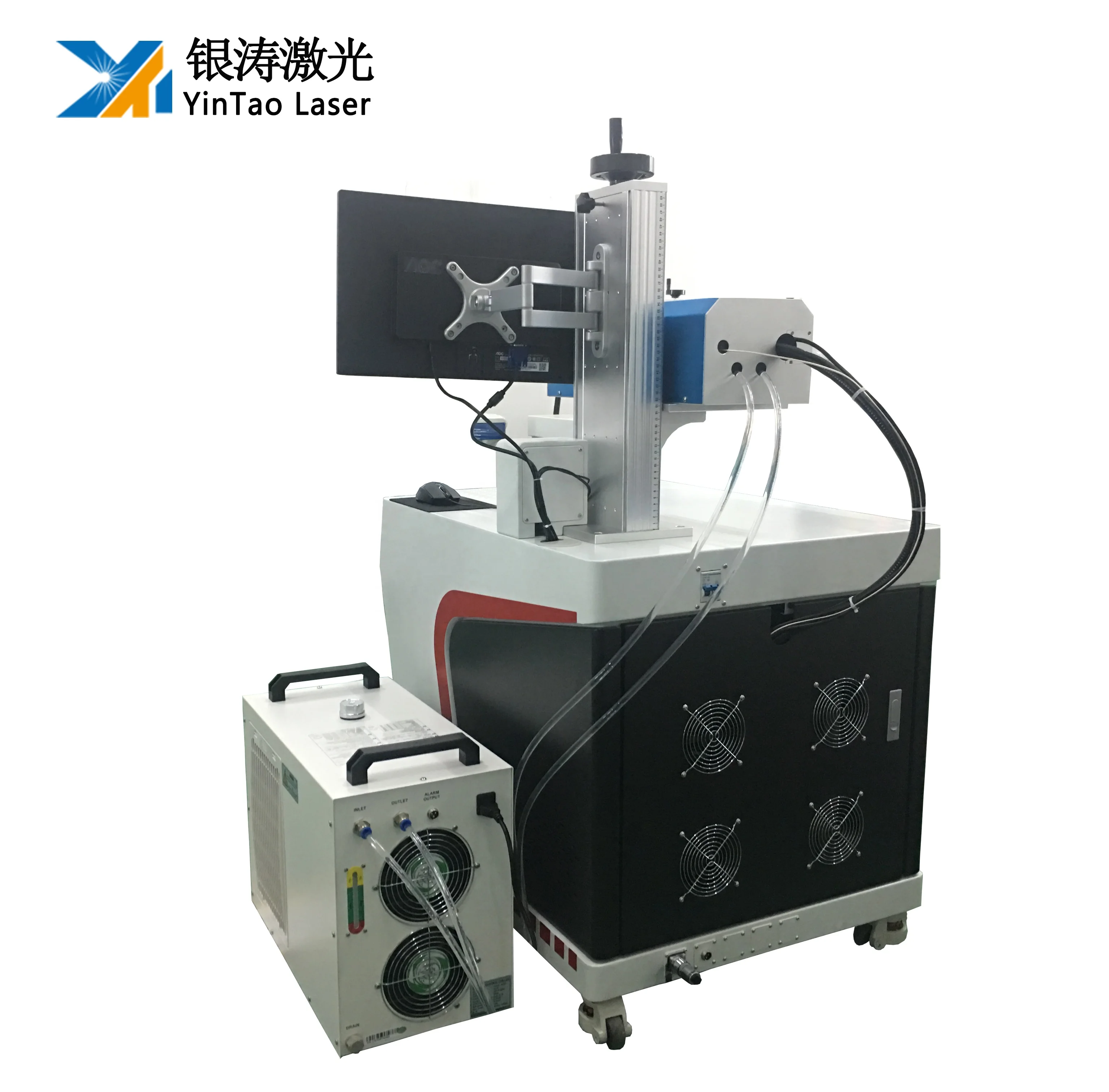 Competitive Price Uv Laser 3d Printer 355nm Huaray Jpt 3w 5w Uv Marking Engraving Machine For Pvc Pipe  Cup Ceramic Relief