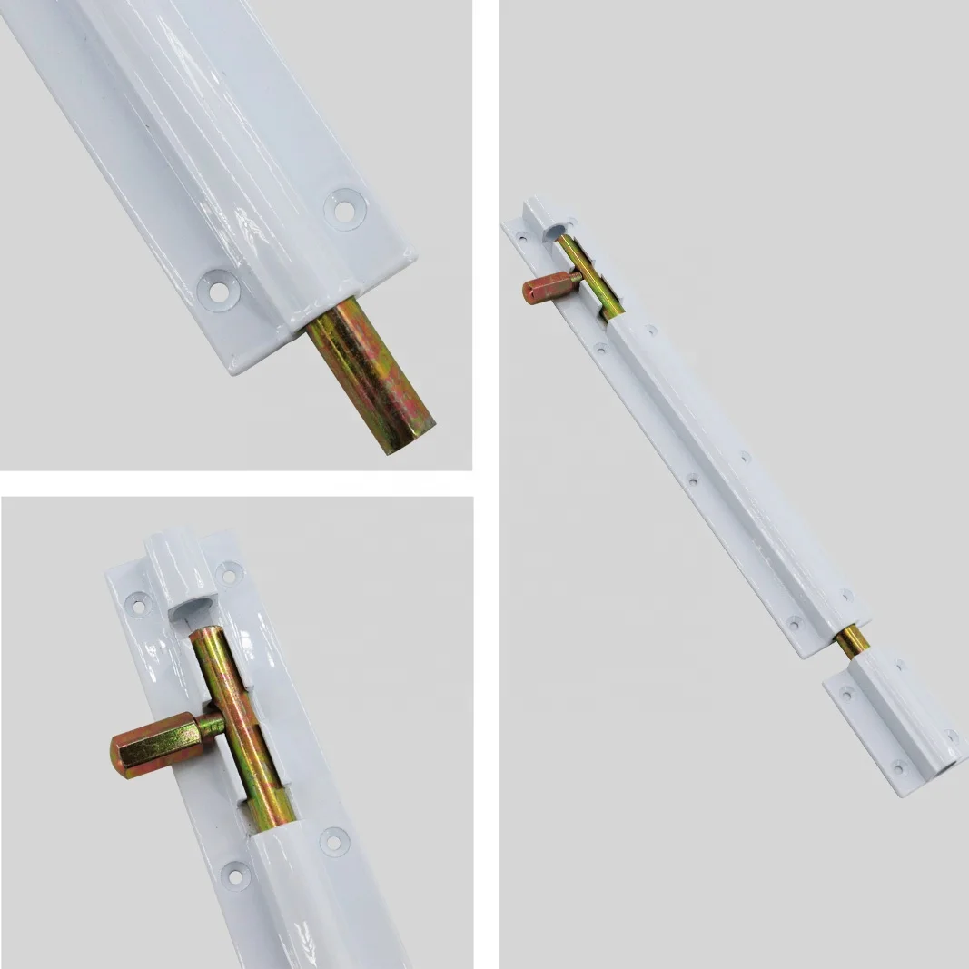 ULW Stainless Steel Slide Door Safety Bolt Modern Plastic Lock for Hotel Fire Security Guard Guarded by ULW Bolt Latch