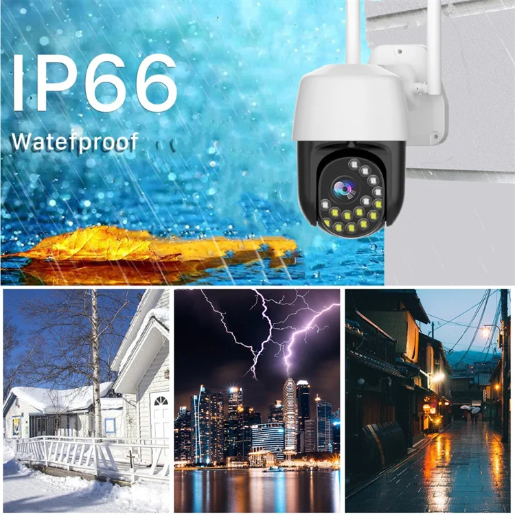 4X Optical Zoom Waterproof IP66 1080P Full HD Video Recording CCTV Security WiFi Dome Cam Video Surveillance Network IP Camera