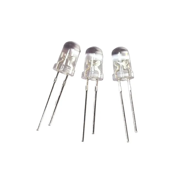 Hot Sales 5mm Ultra Bright LEDs Round Through Hole Package Jade Green Led Diodes