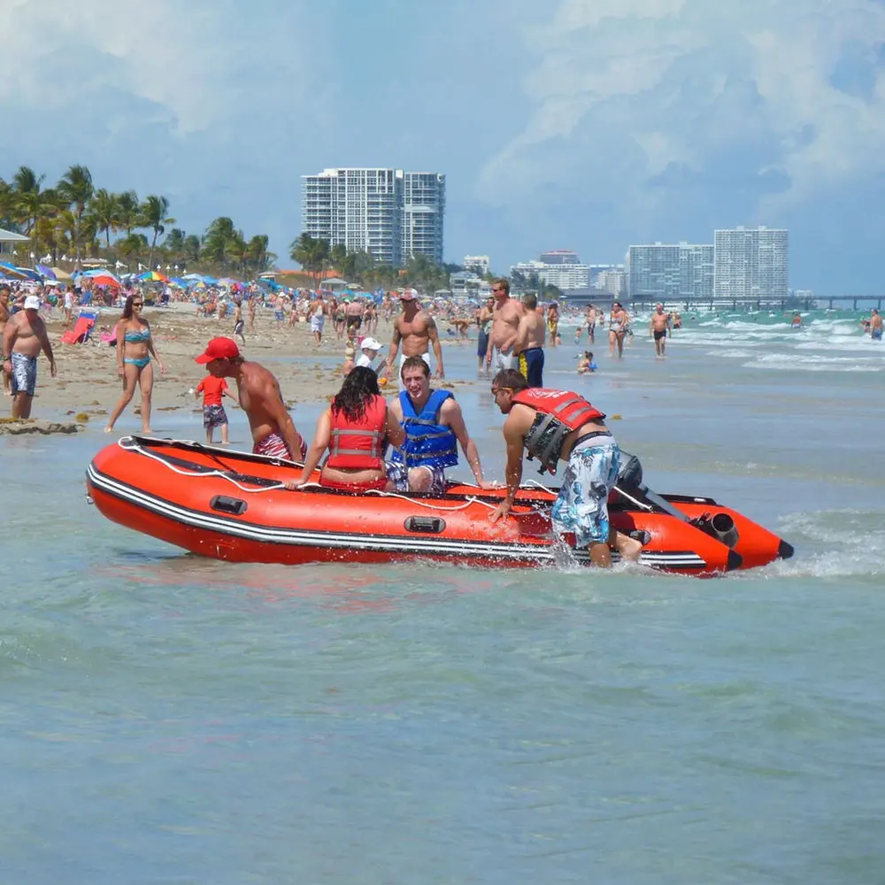 Inflatable Dinghy Rubber Inflatable Boat Fishing With Motor 3.8m 4.2m Rib Boat Manufacture Factory For Sale