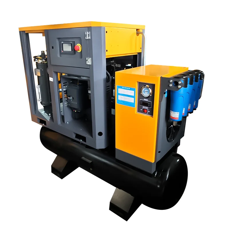 16kg laser cutting dedicated Chinese brand screw air compressor 15KW energy-saving controller