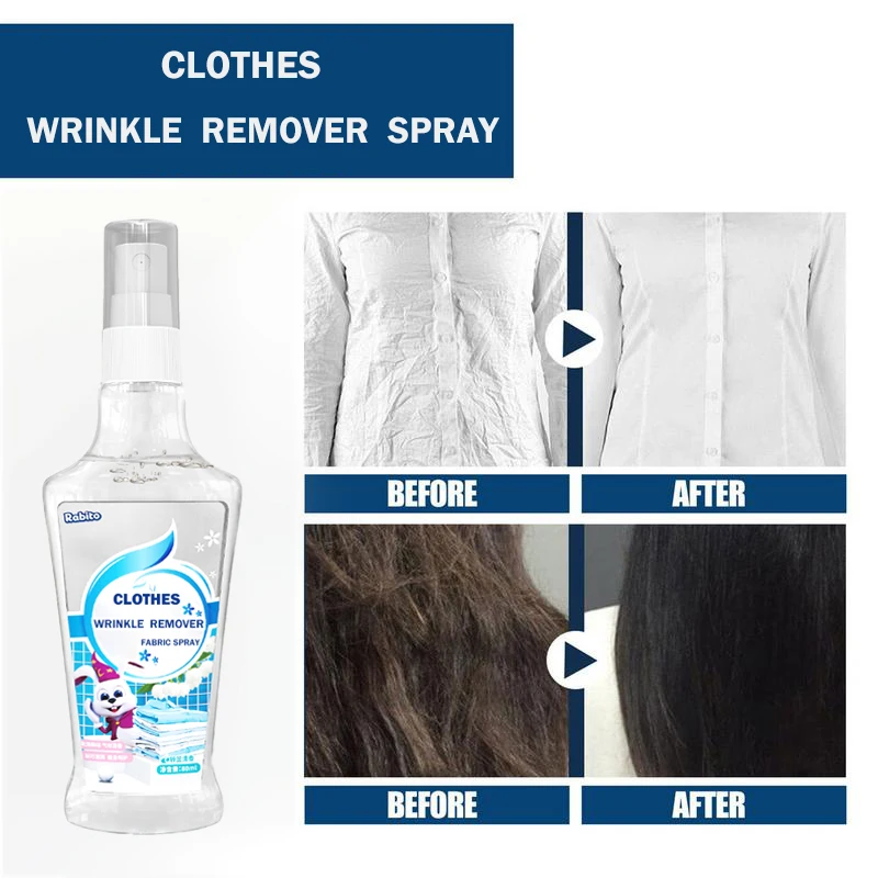 100% Quality Guarantee Wrinkle Release Spray Shirt Suit Clothes Wrinkle Remover Spray