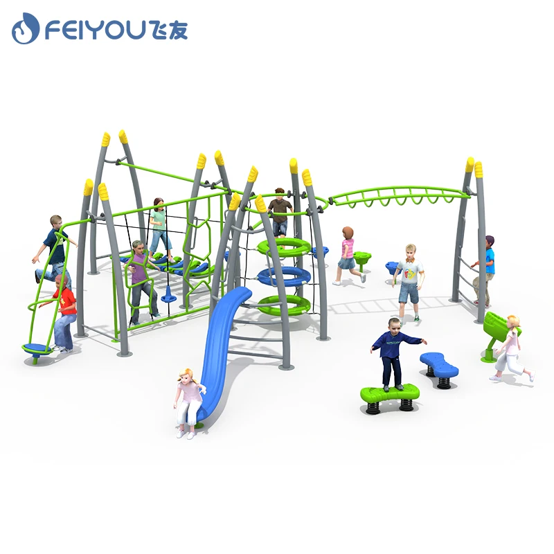 Juegos para Parques Infantiles Inflatable Playground Outdoor  Park Workout Street Slide Equipment