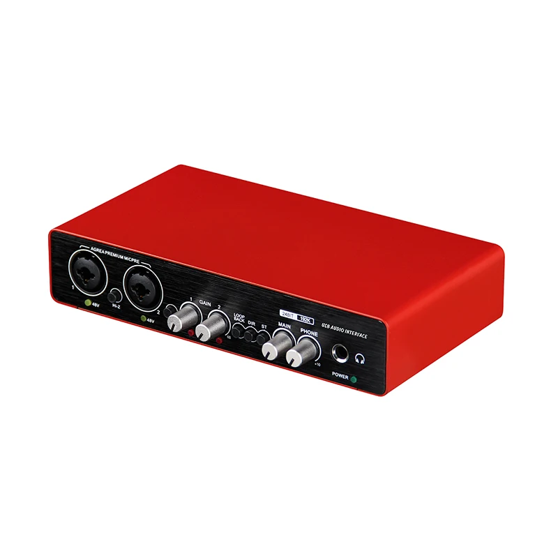 Звуковой интерфейс USB аудио микшер рекордер внешняя звуковая карта usb