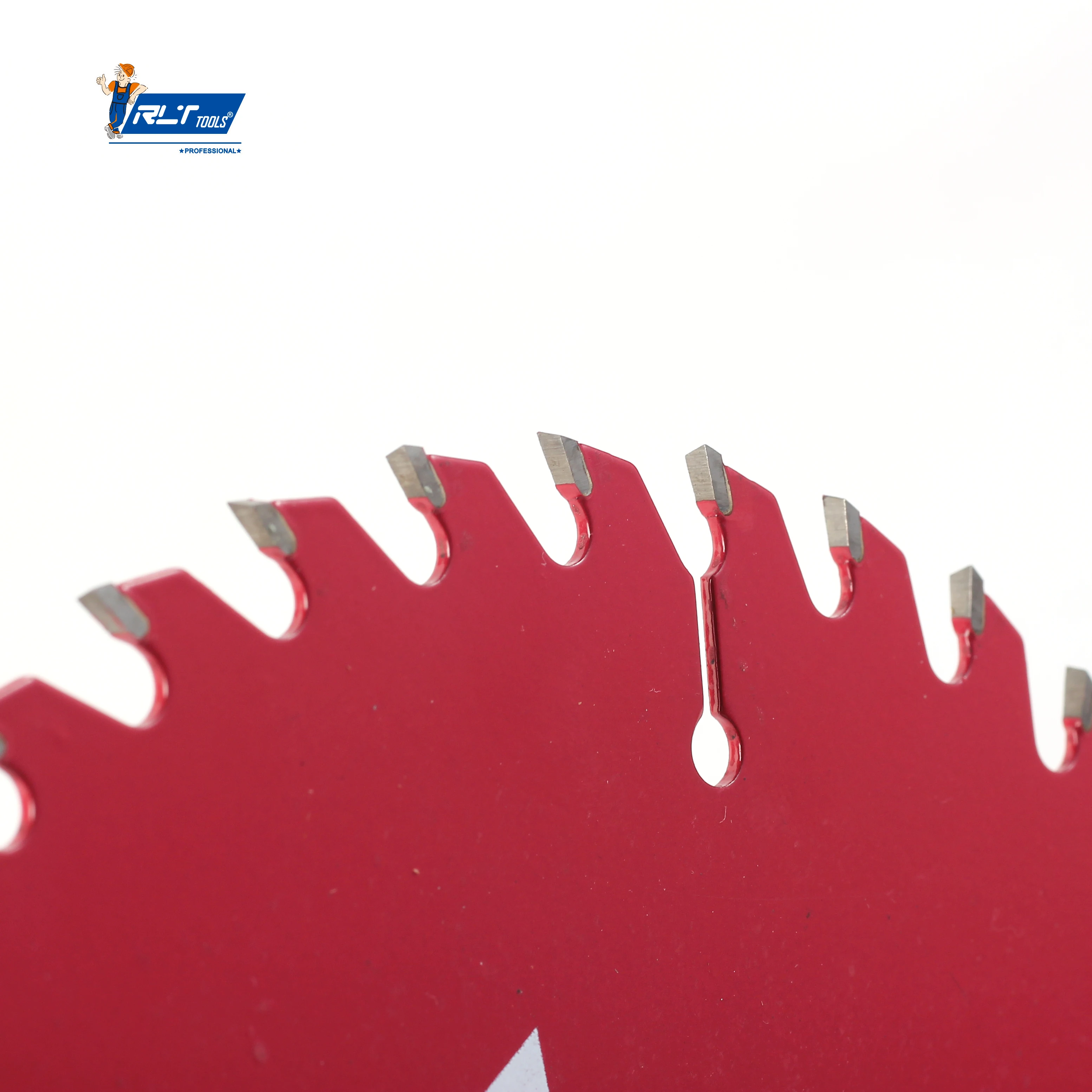 RLT Hot selling cutting saw blade wood circular saw blade professional mitre circular saw blade red for wood