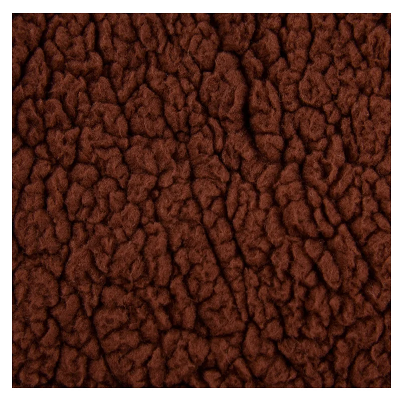 100% polyester sherpa fleece fabric for garment