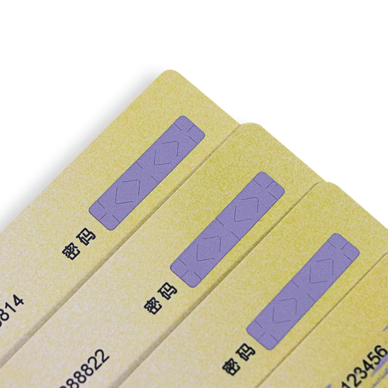 Custom Promotional Membership Loyalty PVC Plastic Scratch Off Card With QR Code