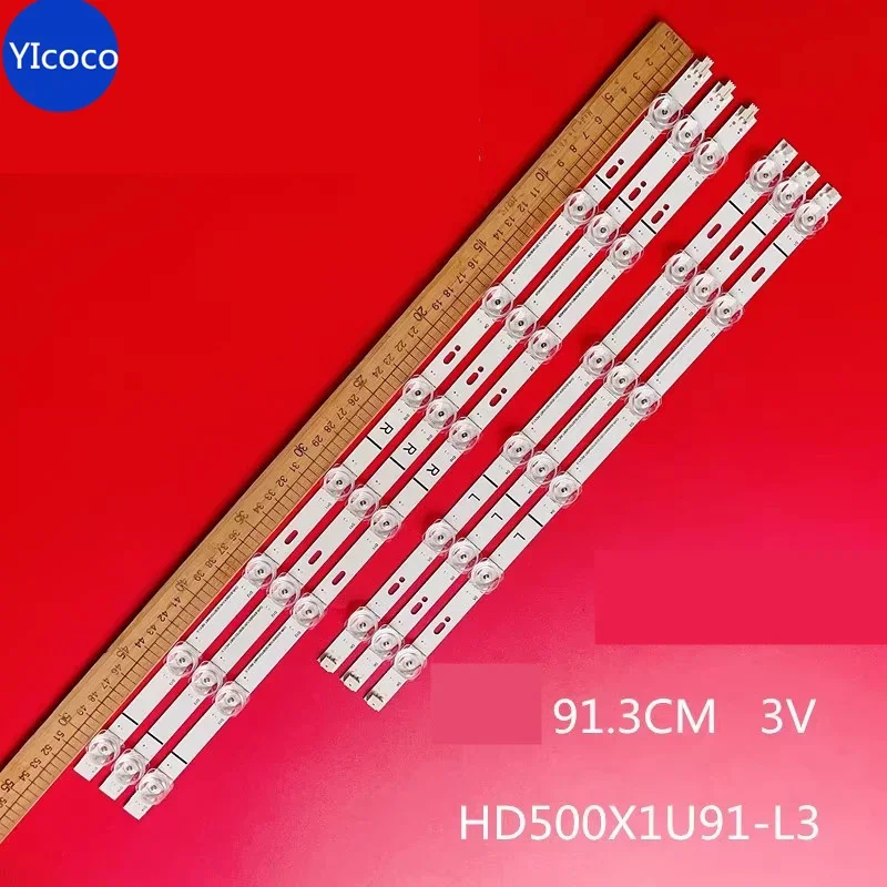 For Hisense 50A7100F Light Bar HD500X1U51-T0L2+2019082601+APT-HXLB19099 LCD  100%NEW 10LED   1TV=6PCS