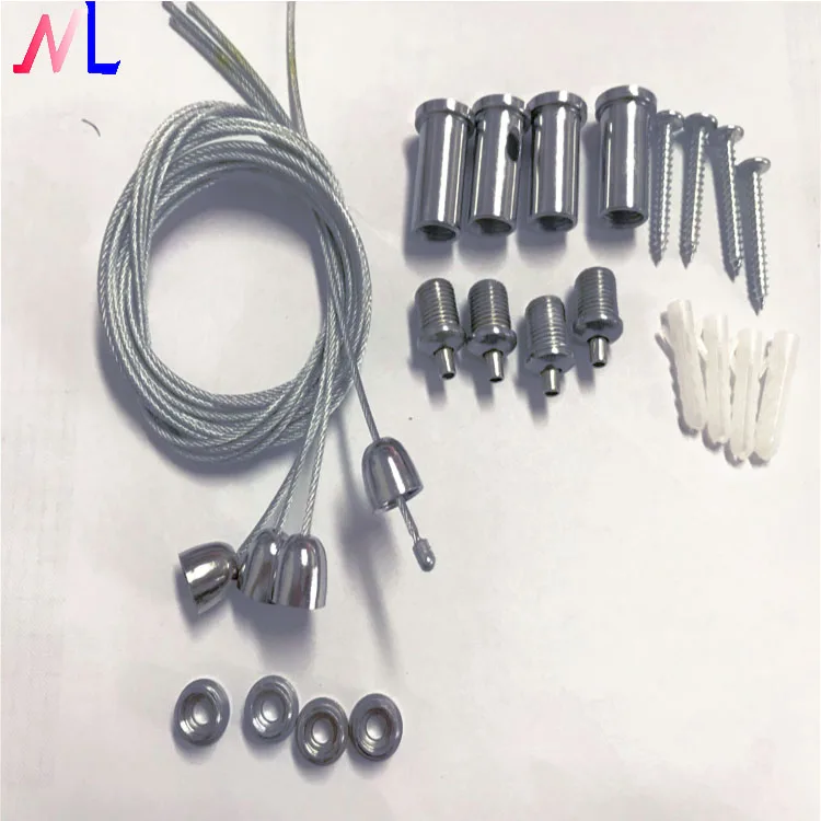 Hot-selling  Low- Cost steel Wire Suspension Led Panel Lights Ceiling Fixture Cable